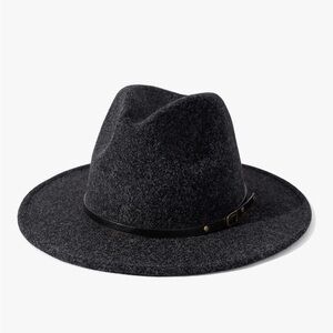 Women’s Classic Wool Fedora with Belt Buckle